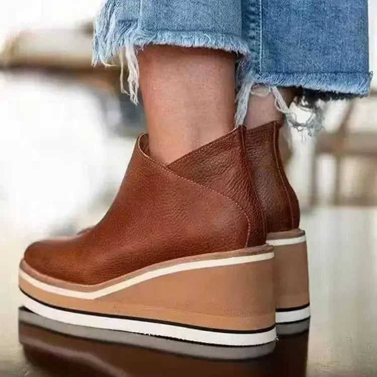 Selena Orthopedic Wedge Boot