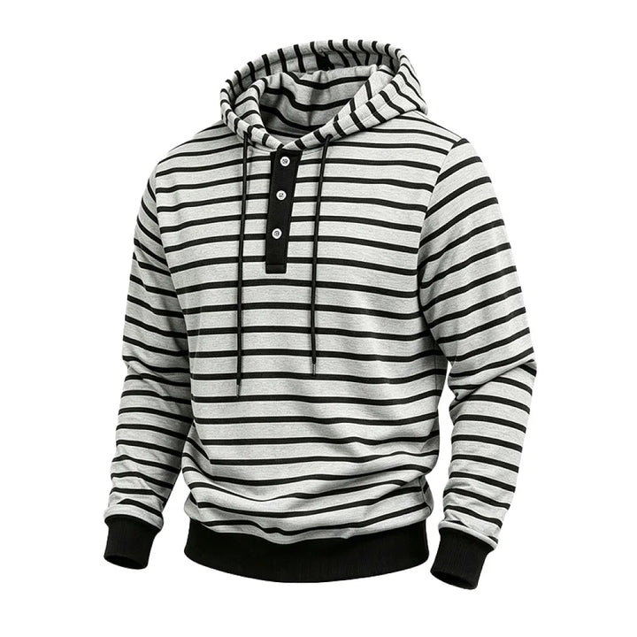 Oberon Button Placket Hoodie