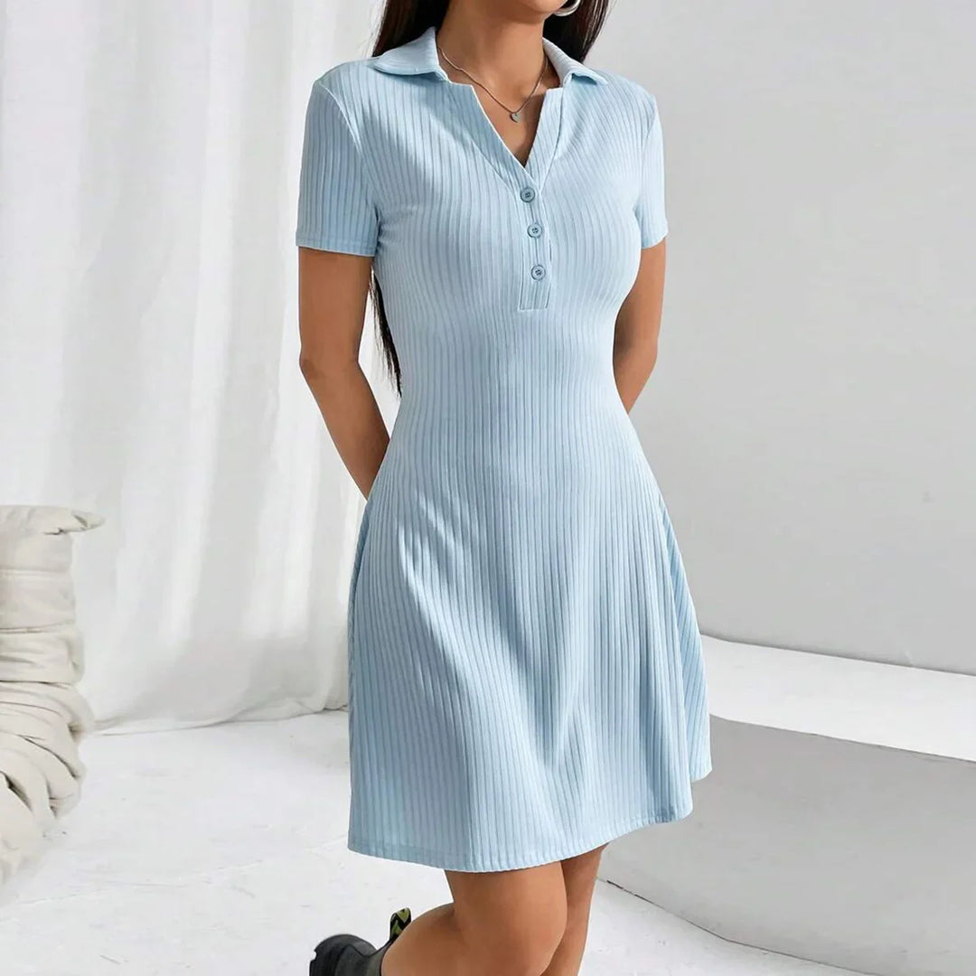 Elena Polo Shirt Mini Dress