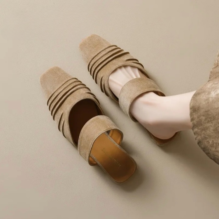 Bethany Square Toe Mules