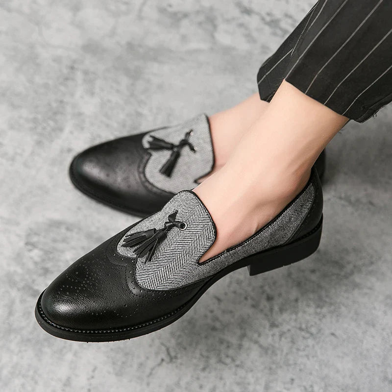 Adrian Leather Tassel Loafers