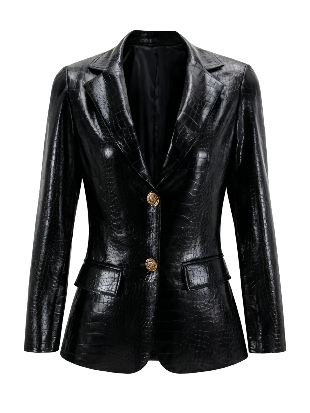 Sharon Leather Blazer