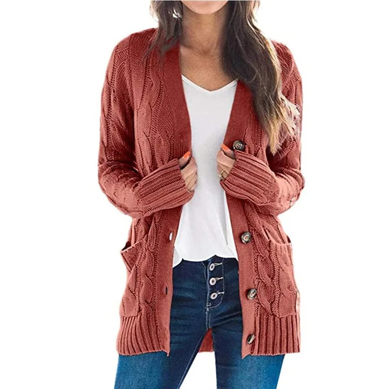Freya Cable Knit Cardigan