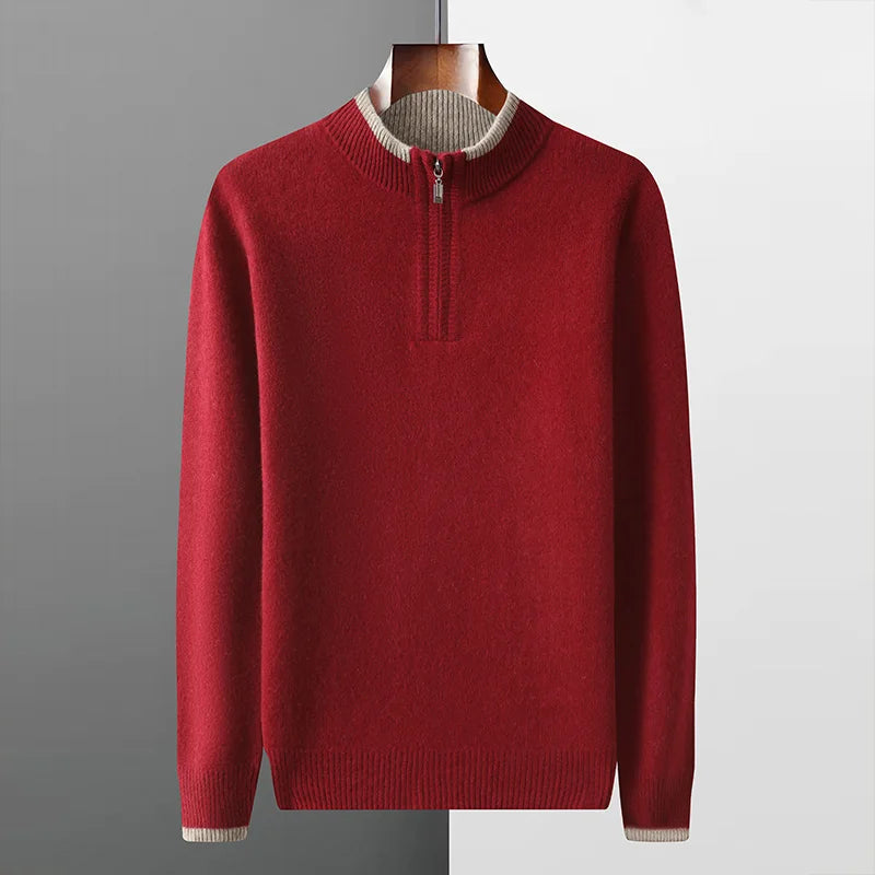 Kingston Cashmere Quarter Zip