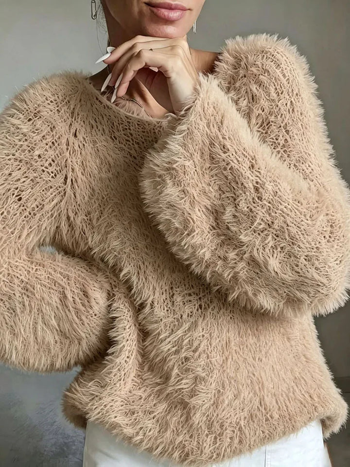 Marlowe Fuzzy Knit Sweater