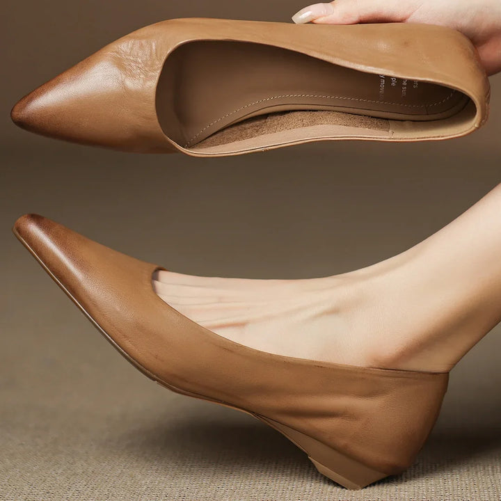 Monica Leather Pumps