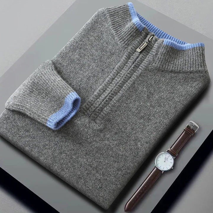 Kingston Cashmere Quarter Zip
