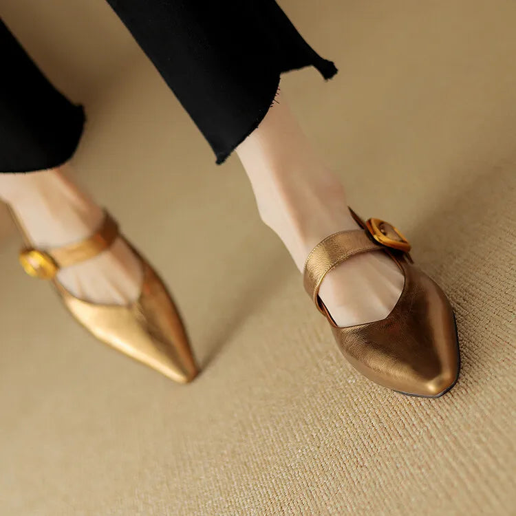 Louise Leather Pumps