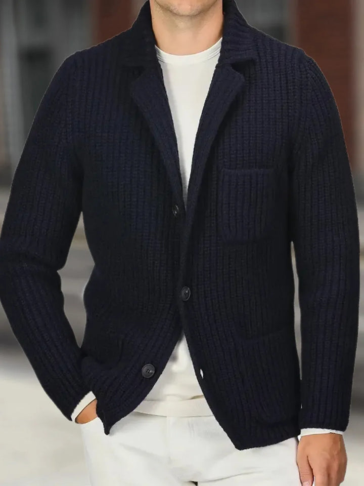 Cormac Ribbed Knit Cardigan