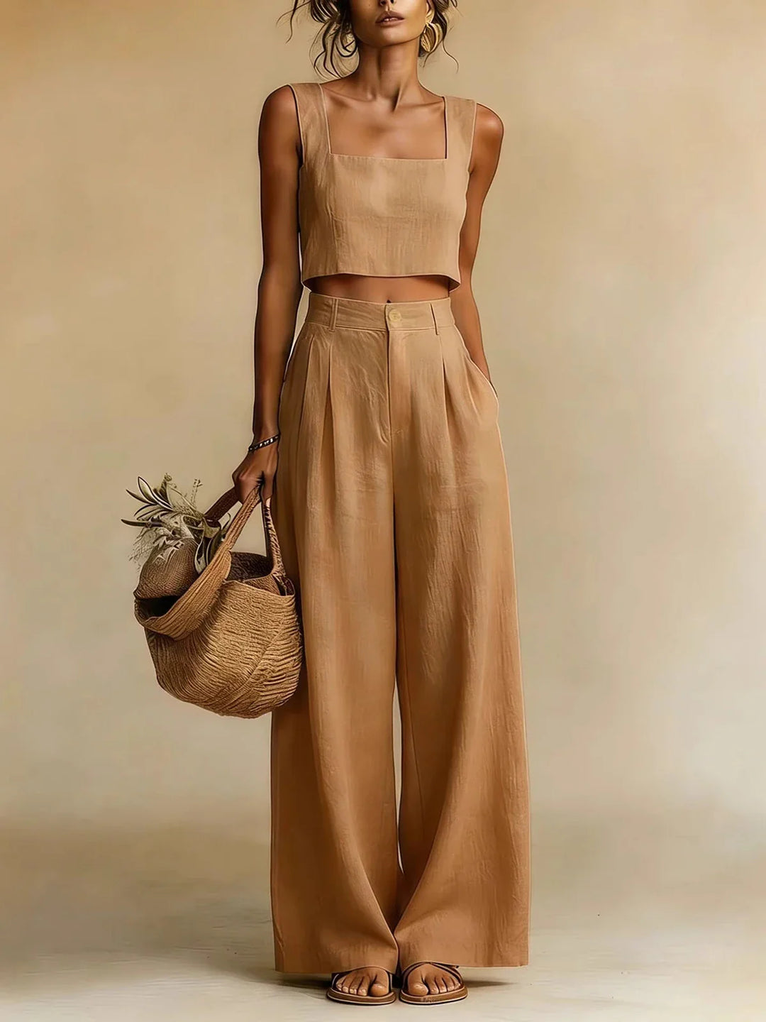 Amara Palazzo Pants Set