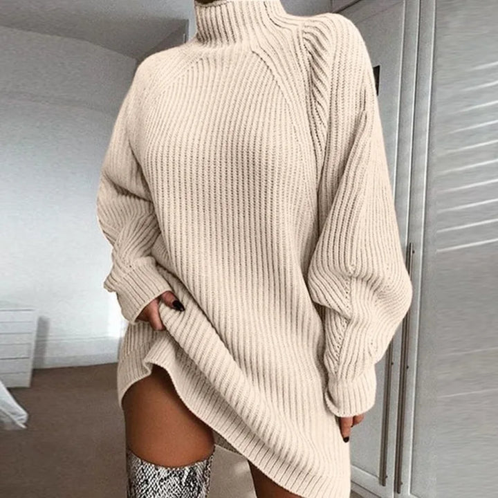 Solaine Oversized Knit Sweater Dress