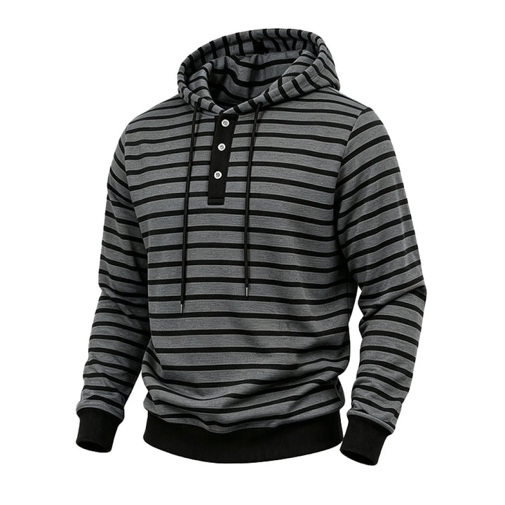 Oberon Button Placket Hoodie