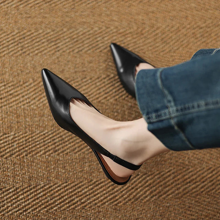 Amelia Genuine Leather Pumps