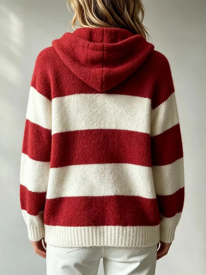 Wynne Striped Hoodie Sweater