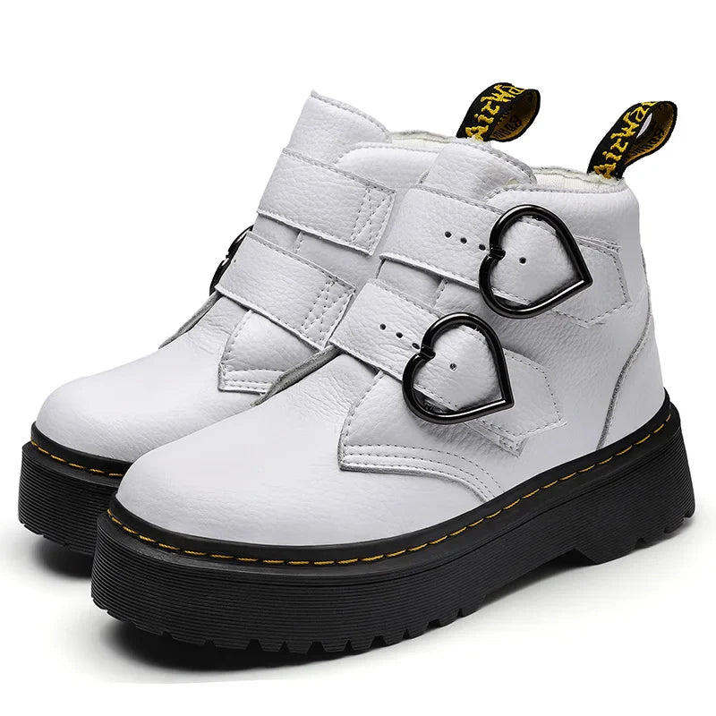 Britney Leather Platforms