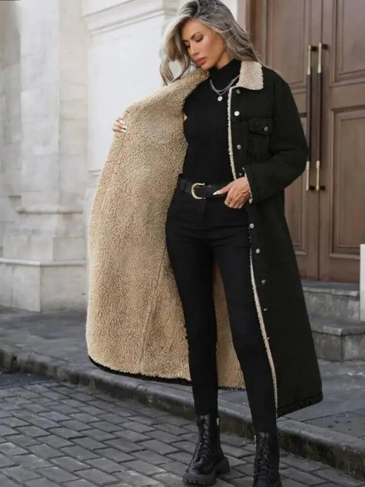 Winona Fleece Lined Denim Coat