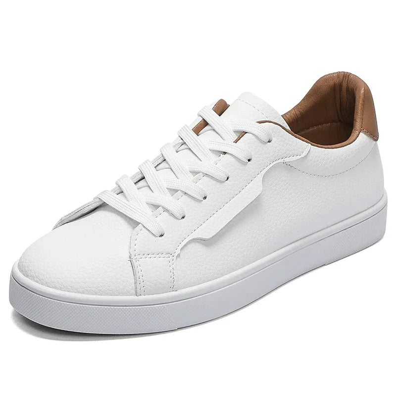 Garret Pebbled Leather Sneakers