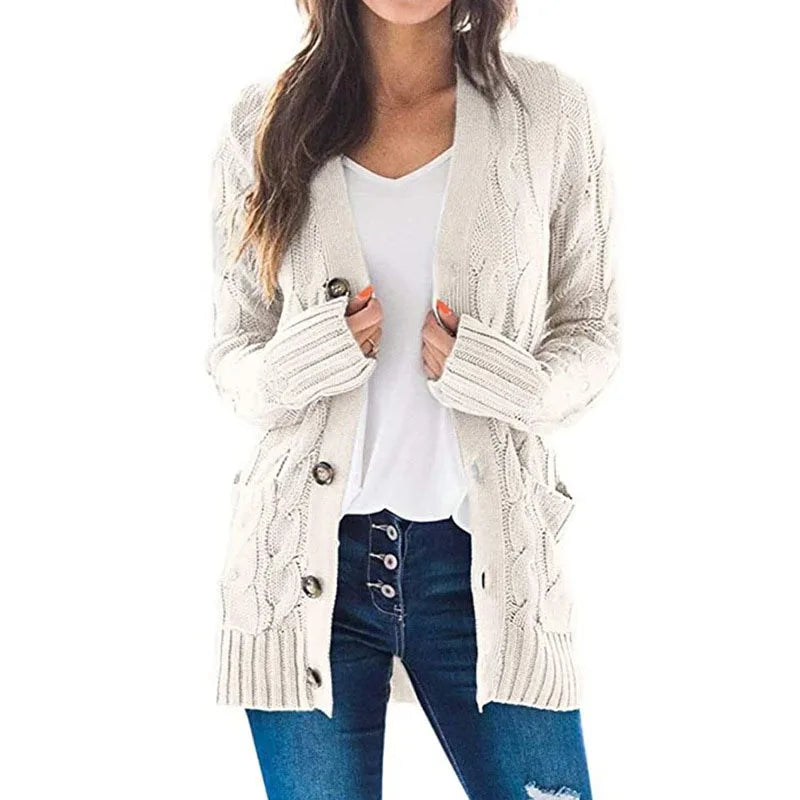 Freya Cable Knit Cardigan