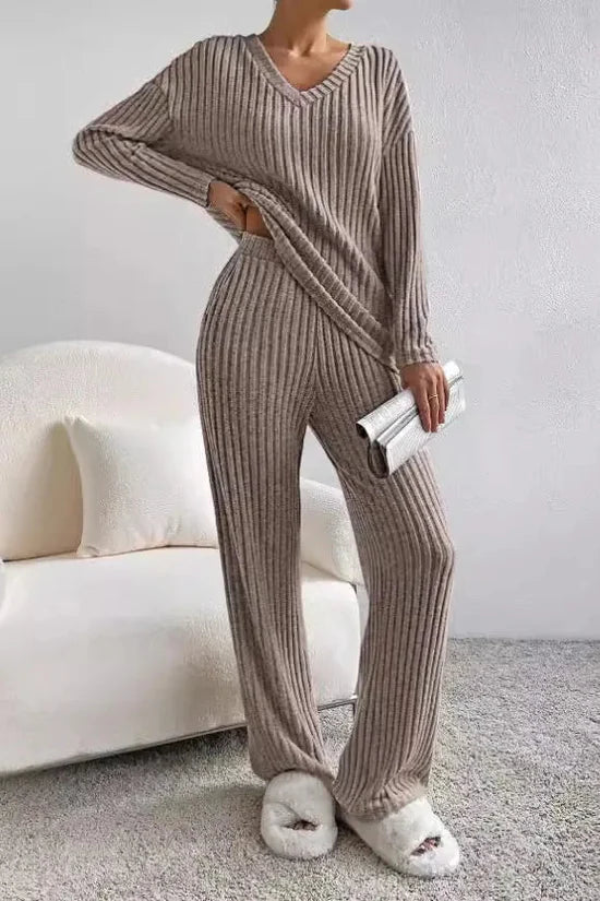 Harper Ribbed Lounge Set