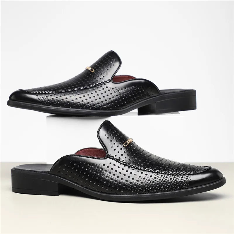 Landen Summer Genuine Leather Mules