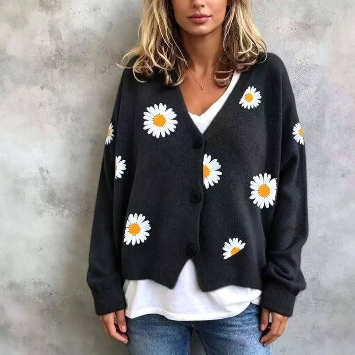 Yvette Button Front Cardigan