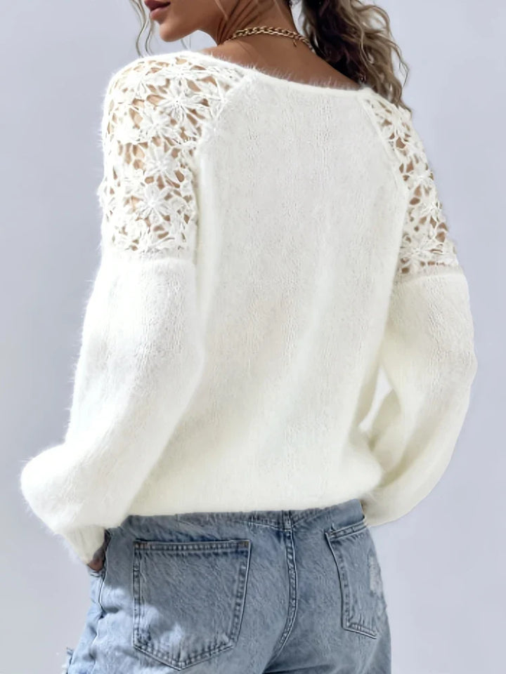 Wren Open Knit Lace Sweater