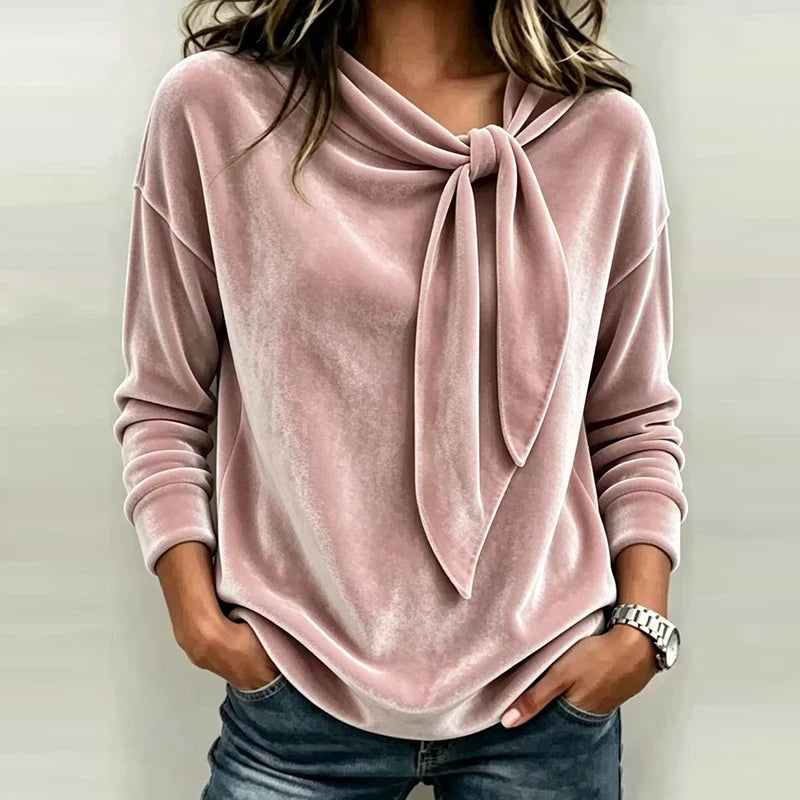Lucia Bow Neck Pullover