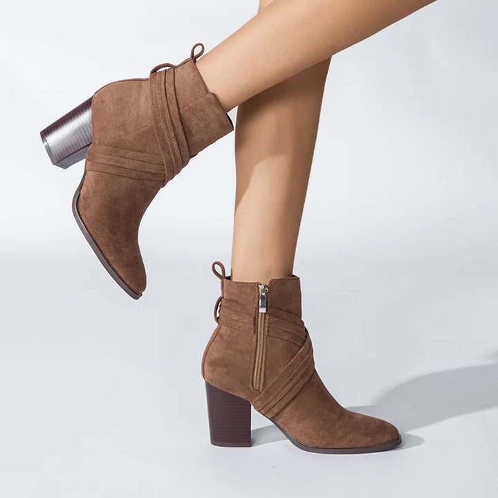 Sasha Suede Ankle Boots