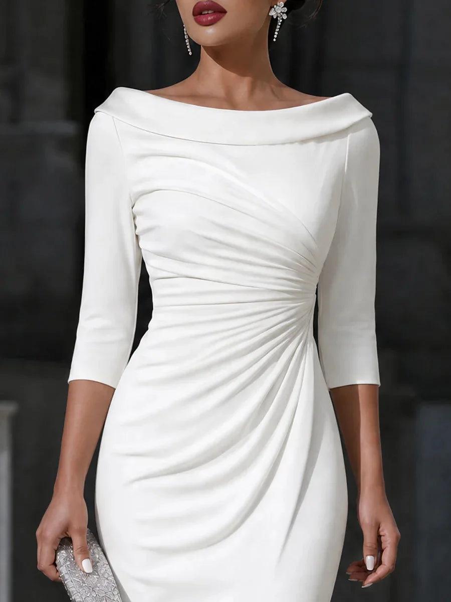 Odette Ruched Sheath Dress