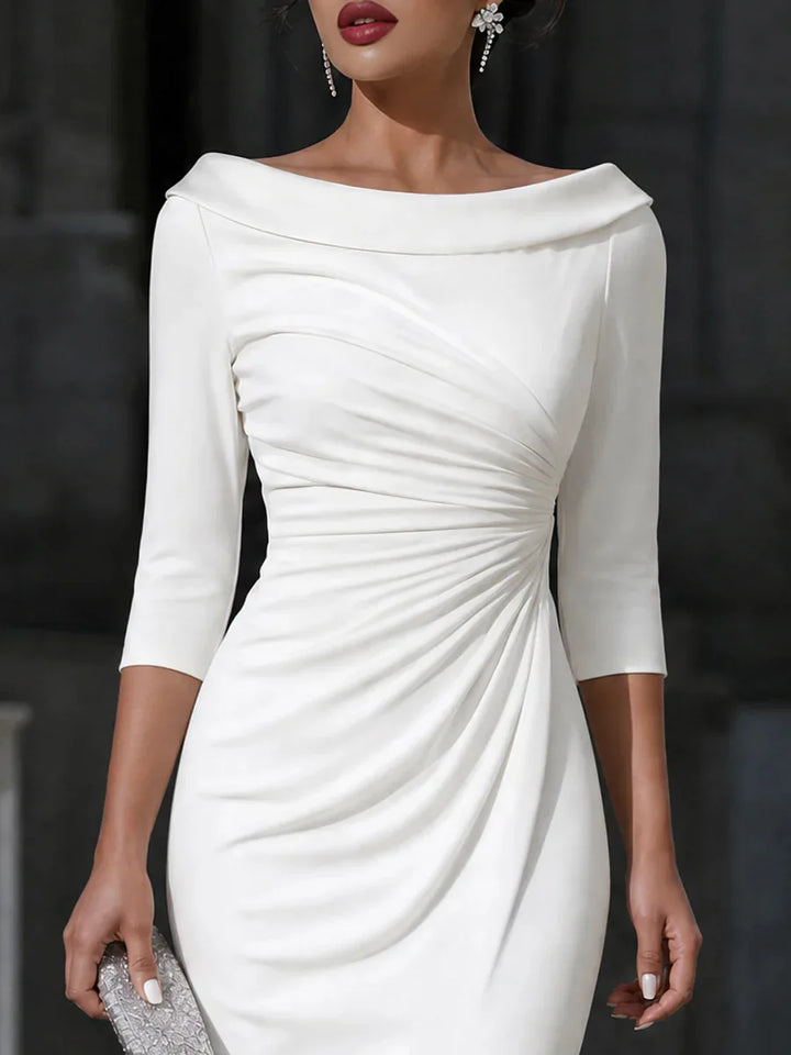 Odette Ruched Sheath Dress