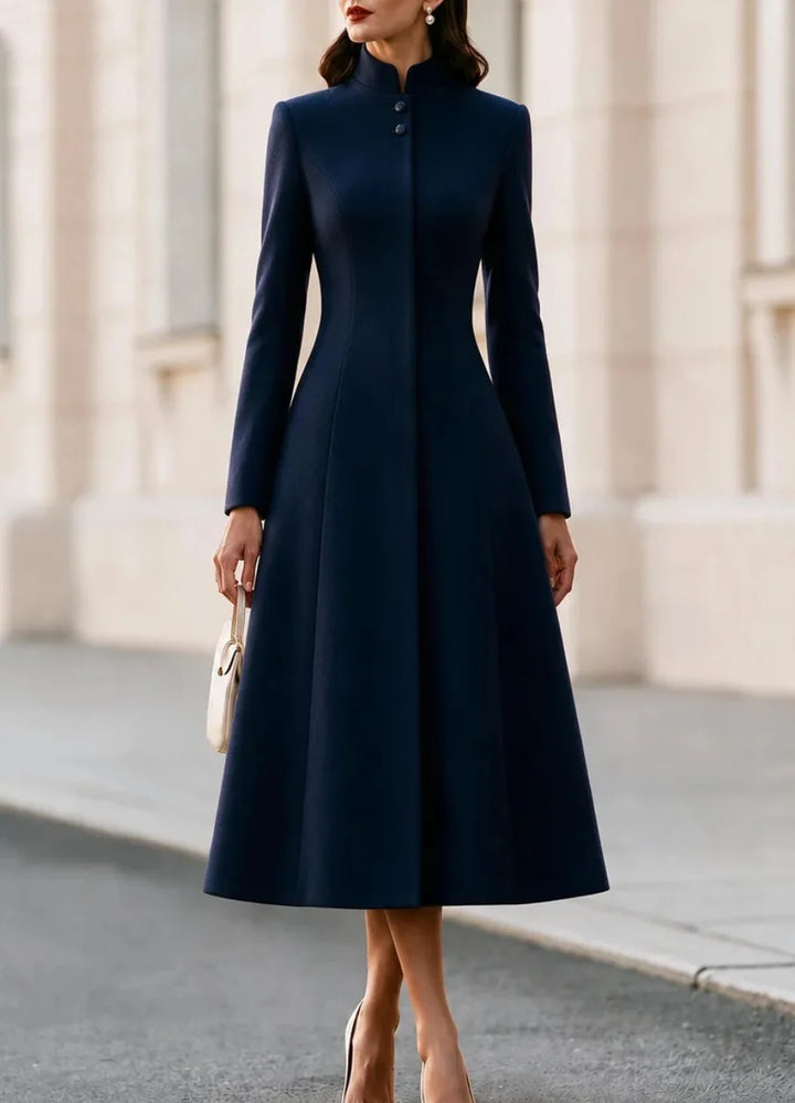 Fernwood Stand Collar Coat Dress