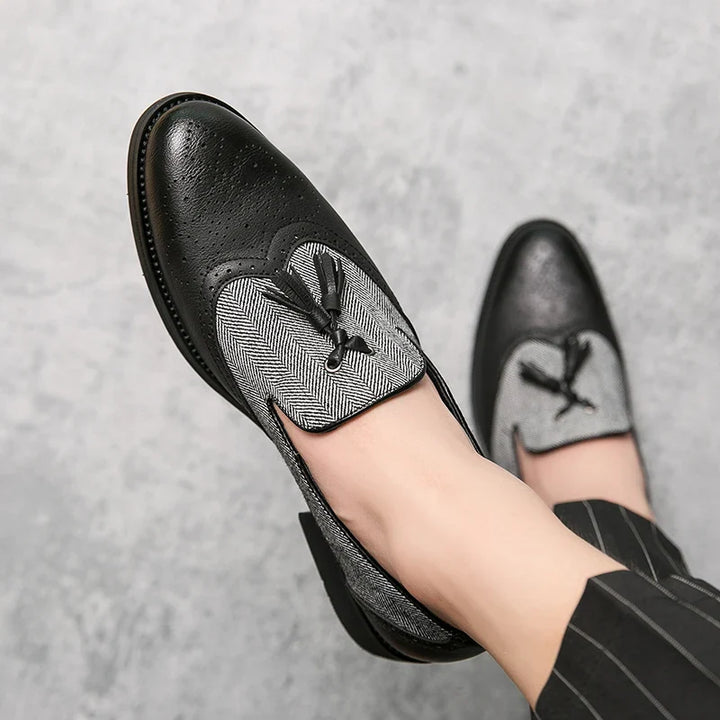 Adrian Leather Tassel Loafers