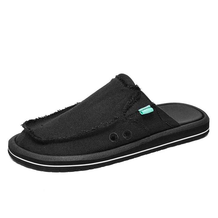 Shelby Canvas Mule Slippers
