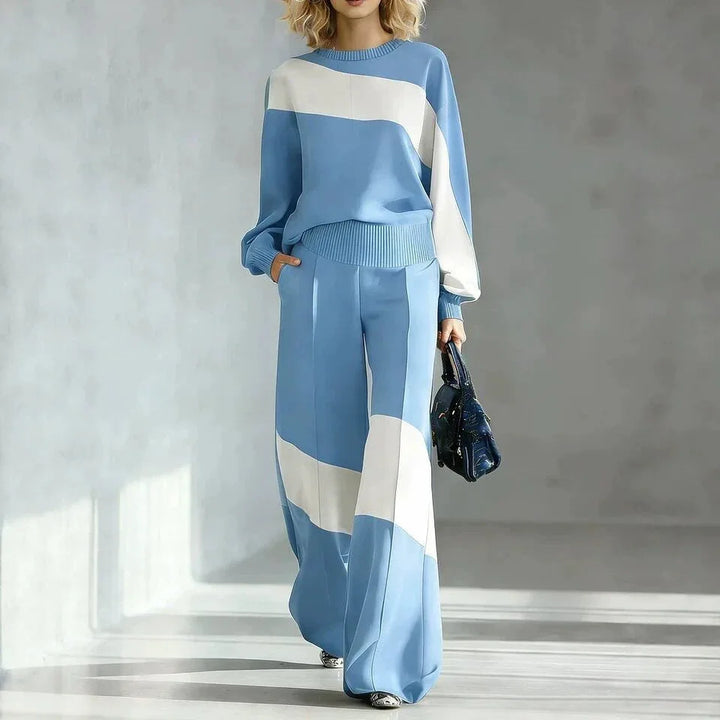Nerissa Color Block Two Piece Set