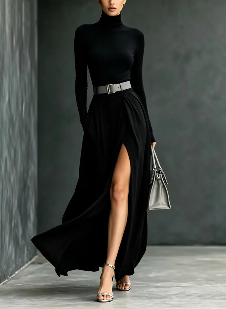 Zinnia Turtleneck Sweater Dress