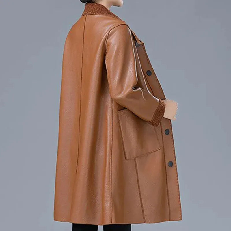 Genevieve Shearling Collar Jacket