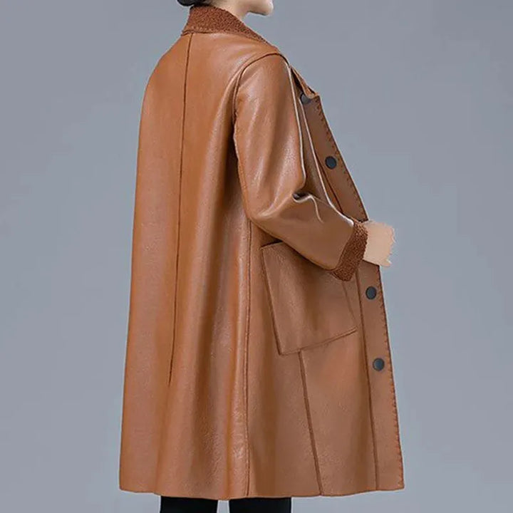 Genevieve Shearling Collar Jacket