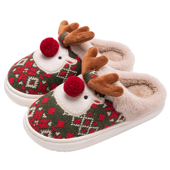 Snowdeer Christmas Slippers
