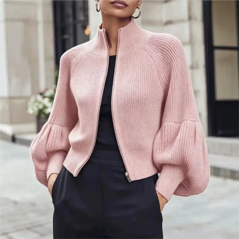 Noelani Full Zip Knit Cardigan