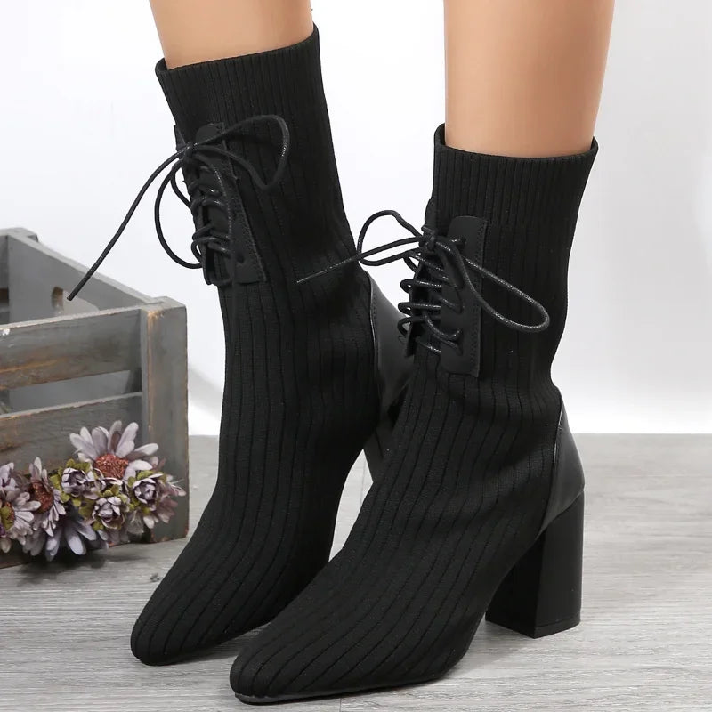 Shannon Sock Ankle Boots