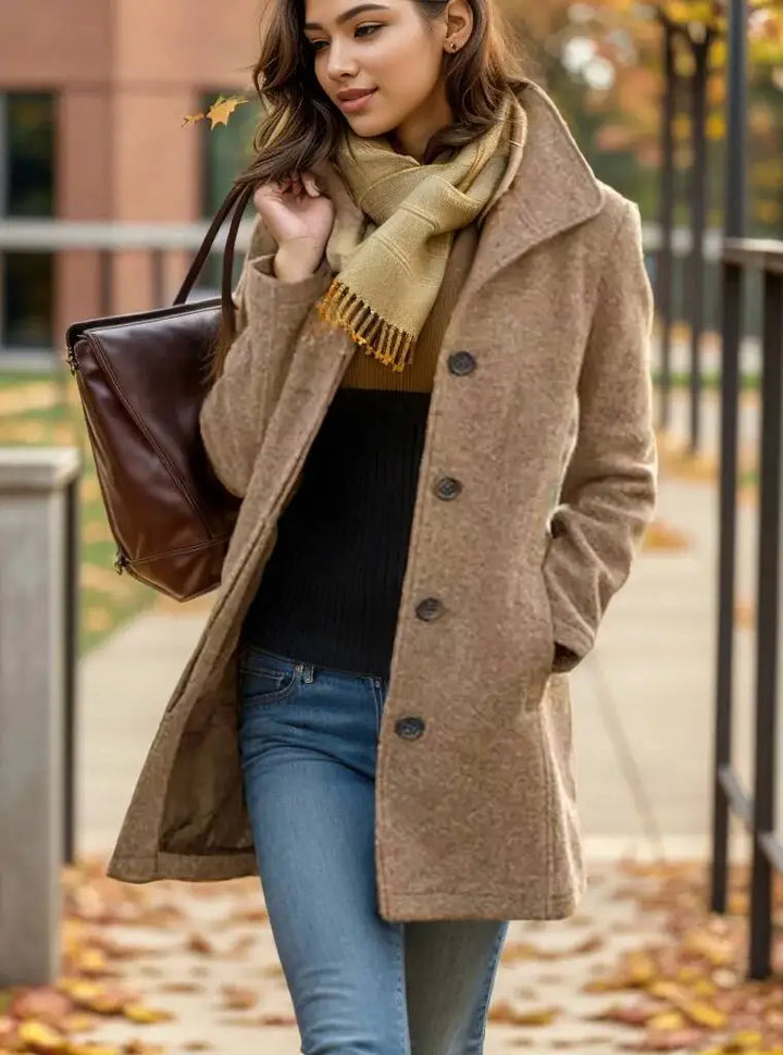Solveig Single Breasted Coat