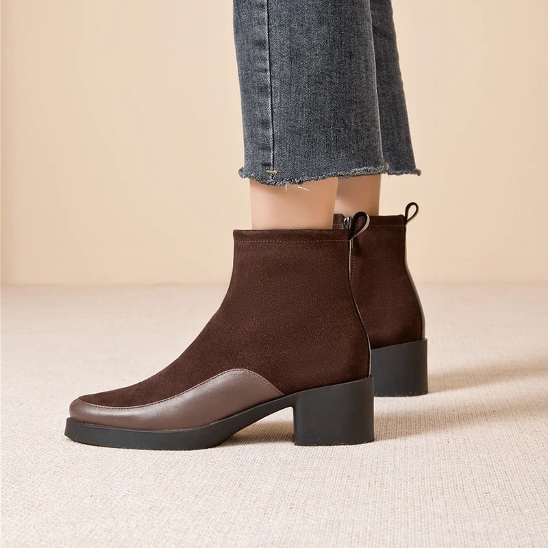 Avenoir Genuine Suede Boots