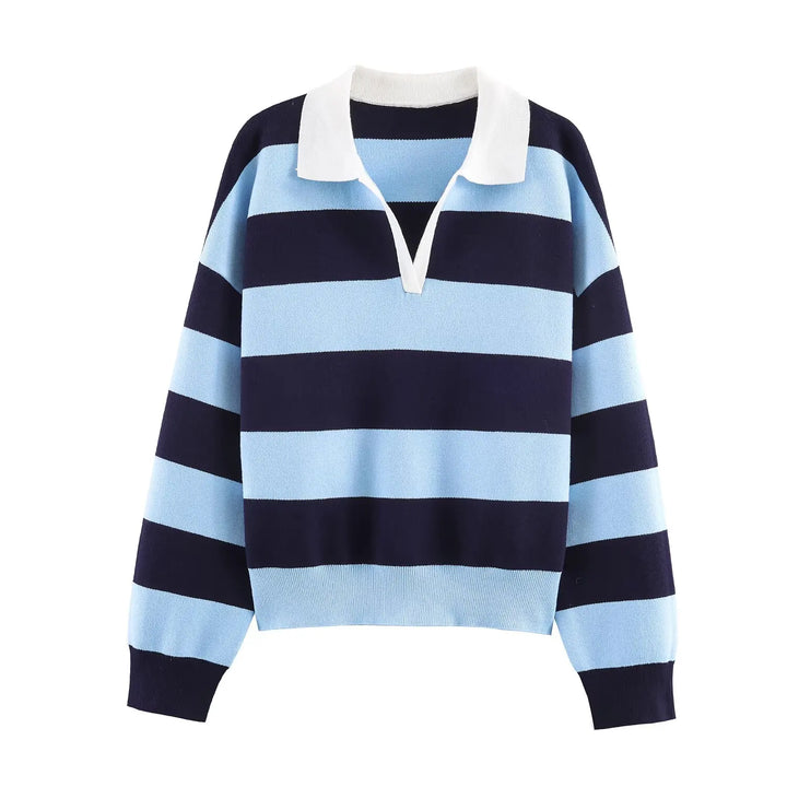 Isolde Johnny Collar Polo Sweater