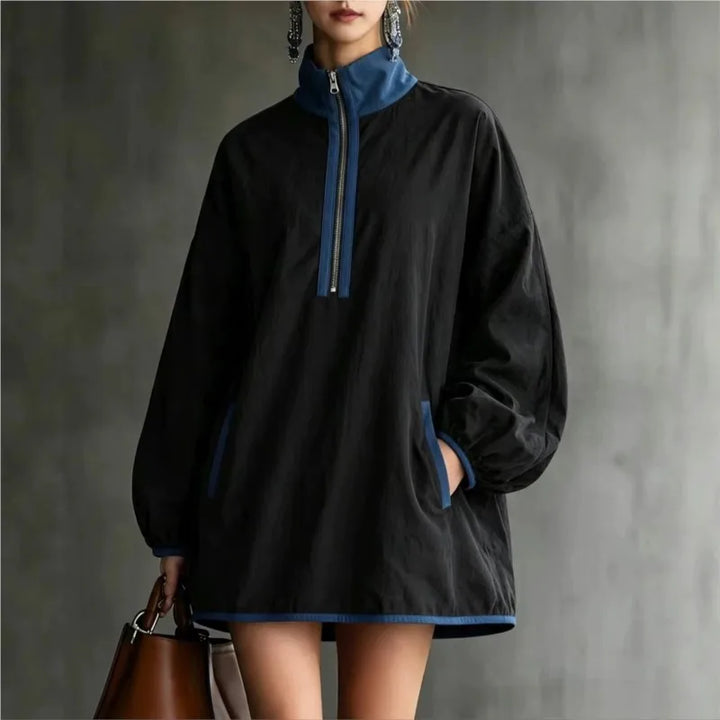 Harlan Half Zip Mini Dress