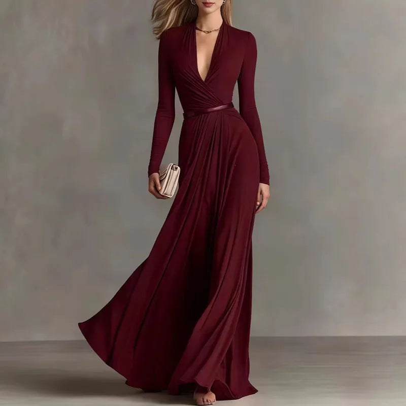 Sabine Empire Waist Maxi Dress