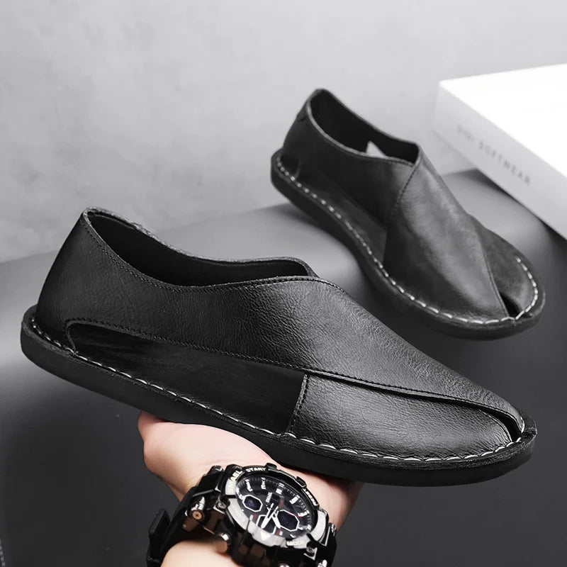 Mackage Crossover Leather Sandal