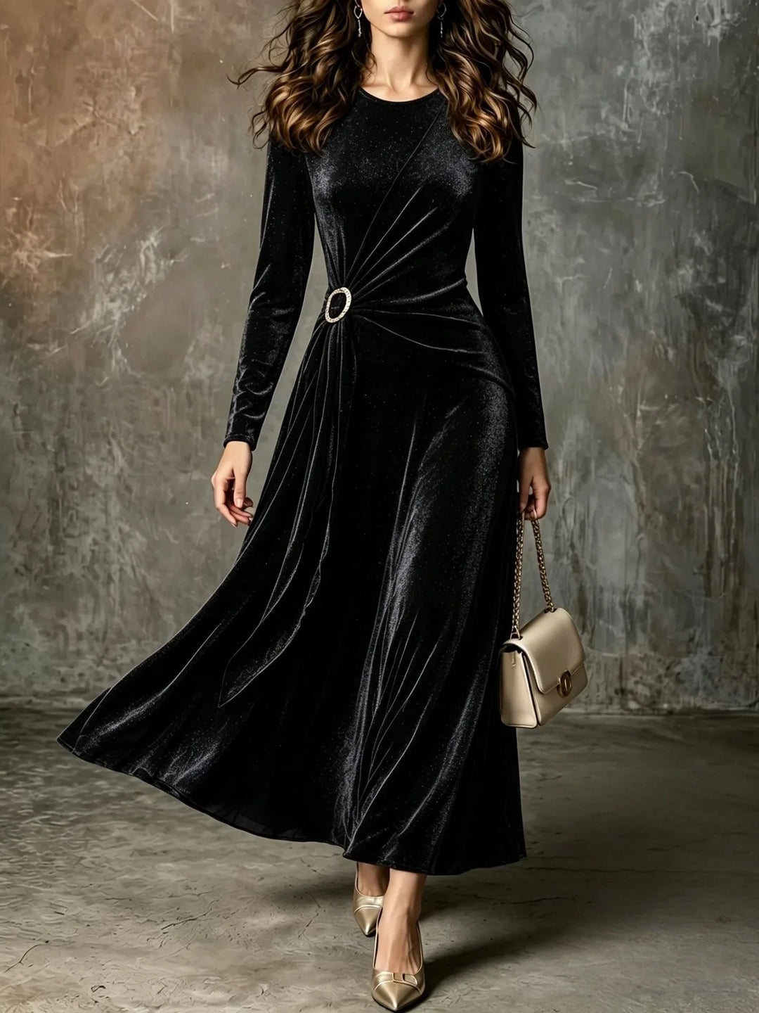 Annika Gathered Waist Dress
