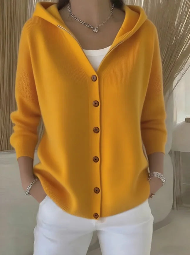 Eliana Hooded Knit Cardigan