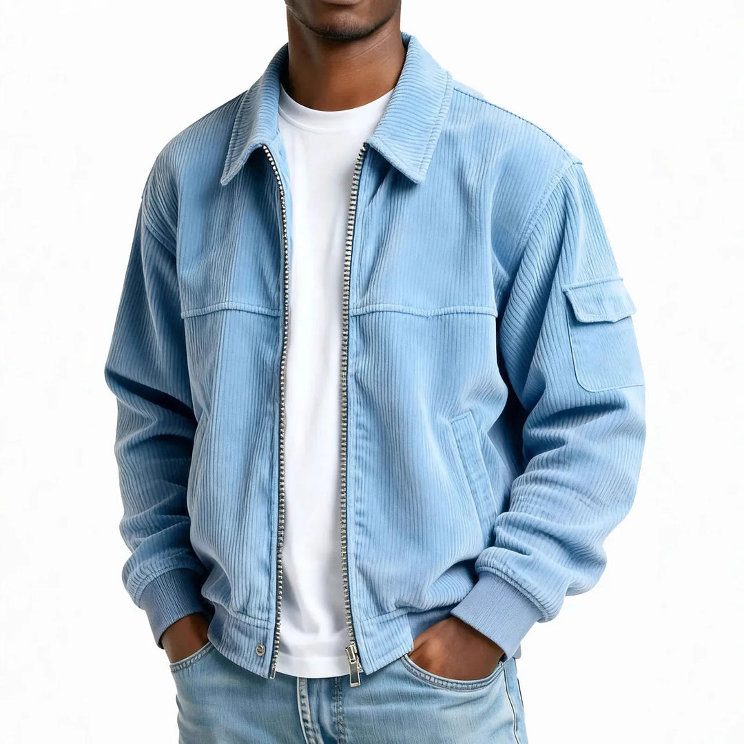 Nolan Corduroy Zip Jacket