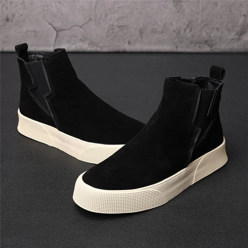 Nirvana Pull On Suede Sneakers